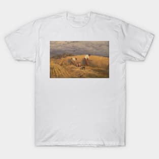 A Finished Study for Reaping by John Linnell T-Shirt